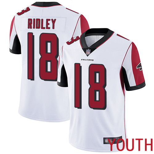 Atlanta Falcons Limited White Youth Calvin Ridley Road Jersey NFL Football #18 Vapor Untouchable->atlanta falcons->NFL Jersey